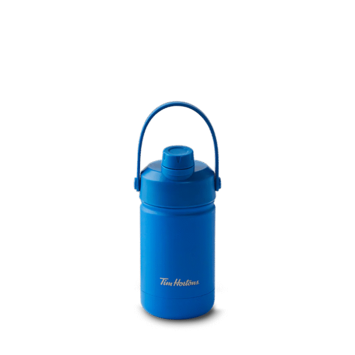 12oz Stainless Steel Water Bottle - Blue - Image 1