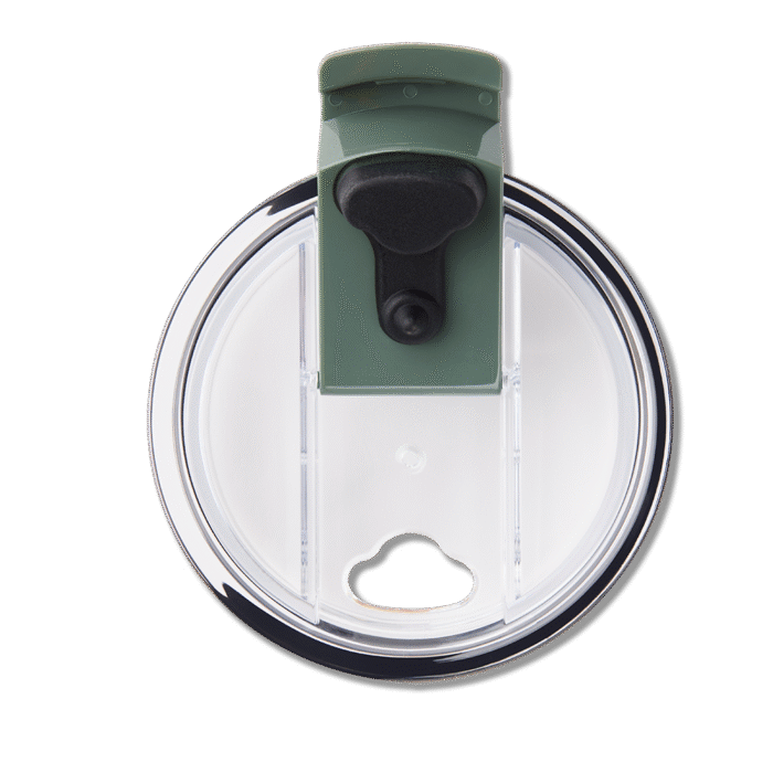 16oz Stainless Steel Travel Mug - Forest Green - Image 4