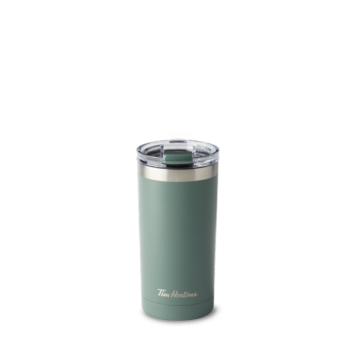 16oz Stainless Steel Travel Mug - Forest Green - Image 1