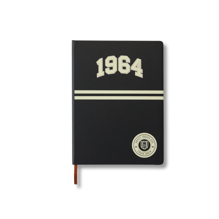 Vegan Leather Journal - Black - Image 1