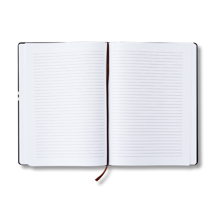 Vegan Leather Journal - Black - Image 2