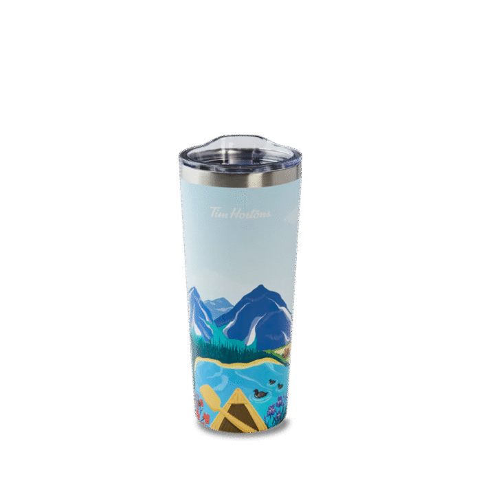 22oz Stainless Steel Canada Travel Mug - Image 2