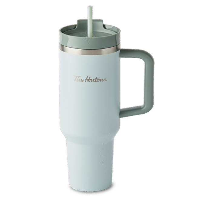 40oz Stainless Steel Tumbler - Sage - Image 1