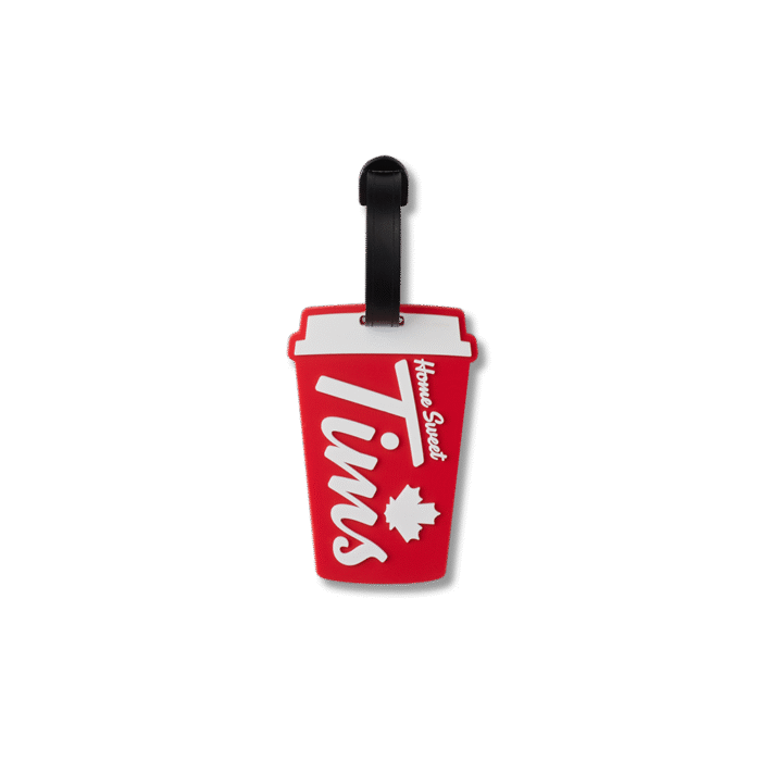 Tims Red Hot Cup Luggage Tag - Image 1