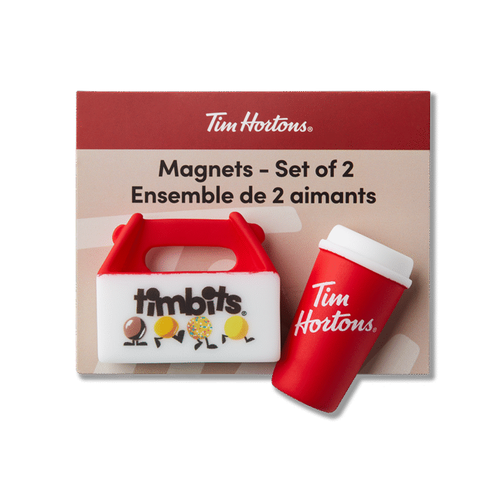 Magnets - Set of 2 - Timbits® Box and Red Hot Cup - Image 2