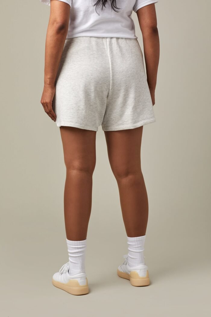 Tims Unisex French Terry Shorts - Cloud Marl 6" - Image 7