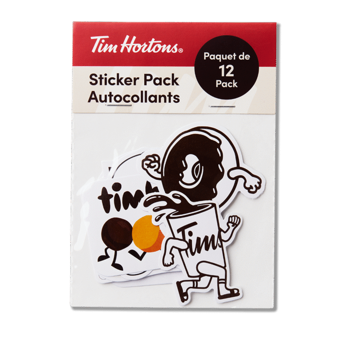Sticker Pack - Set of 12 - Retro Logo - Image 1