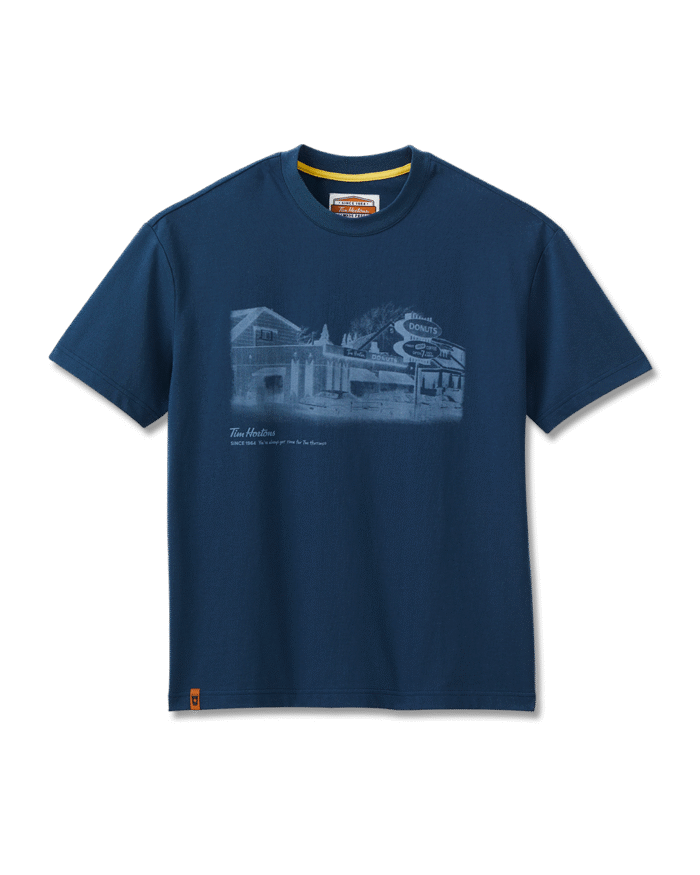 Vintage Restaurant Unisex T-Shirt  - Dark Slate - Image 6
