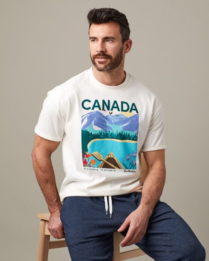 Canada Unisex T-Shirt - Cream - Image 1
