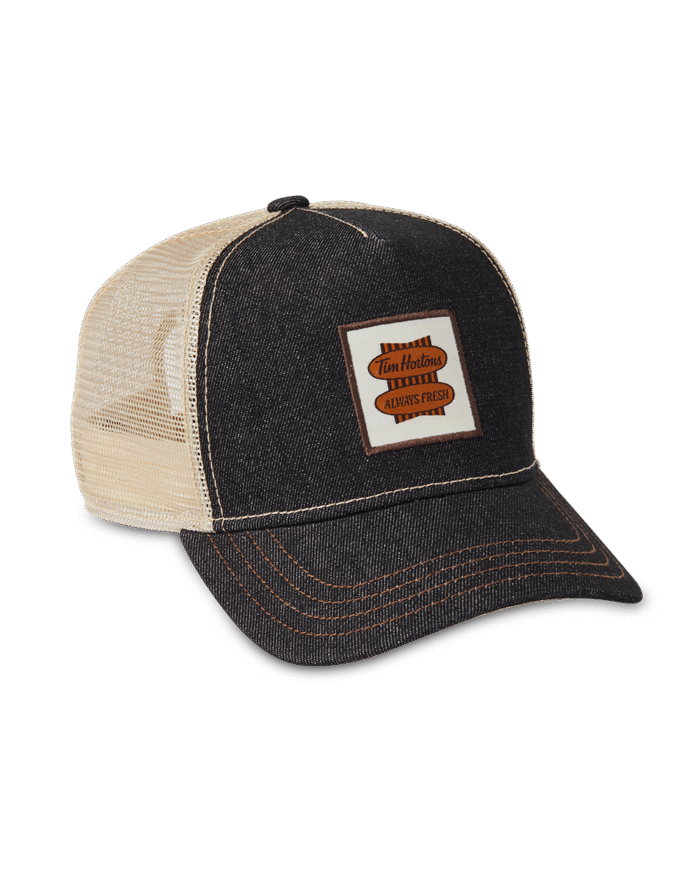 Tims Trucker Hat - Denim/Maple - Image 4