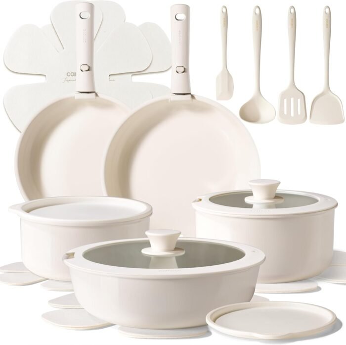 CAROTE 12-Piece Nonstick Cookware Set (Limit 1) - Image 1